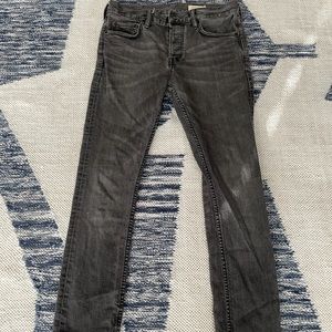 ALLSAINTS Cigarette Skinny Jean - Black - Sz 30x28